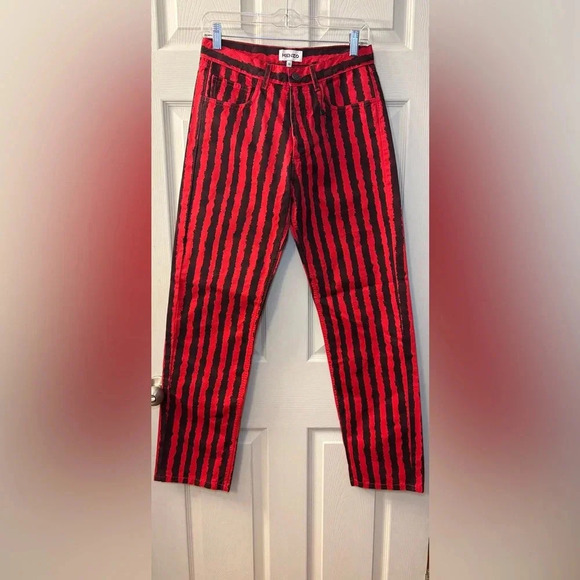 Kenzo Printed Straight Leg Jeans - Picture 1 of 7